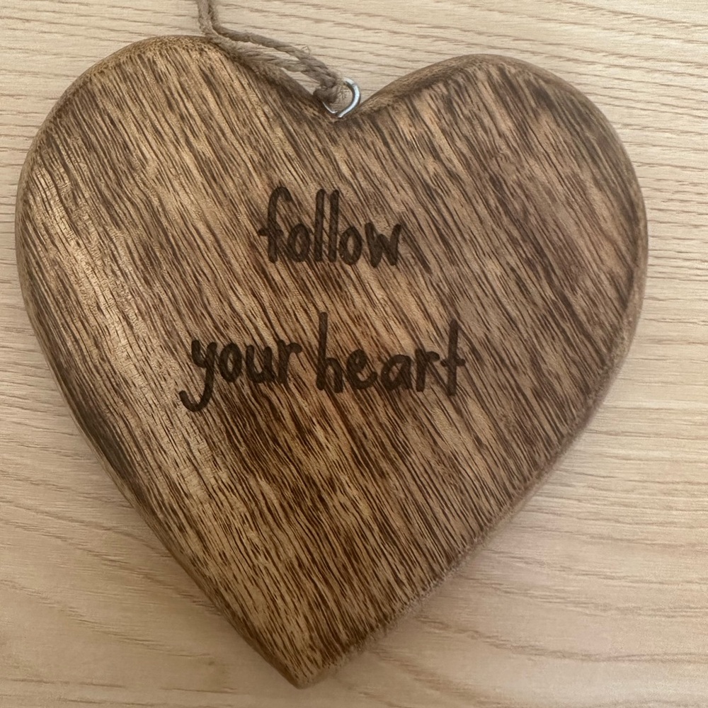 Thirty-one Wood Heart
